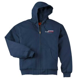 H&B CornerStone&reg; Duck Cloth Hooded Work Jacket. J763H