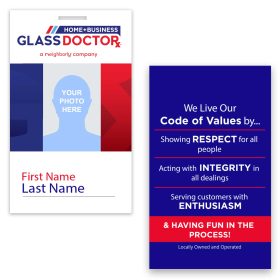 H&B - Photo ID Tag. 4 x 2.5"