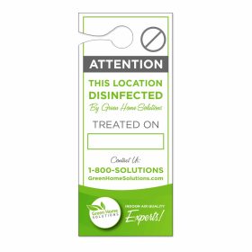 Door Hanger - Disinfected (Lots of 250)
