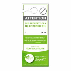 Door Hanger - Property Entered On (Lots of 250)