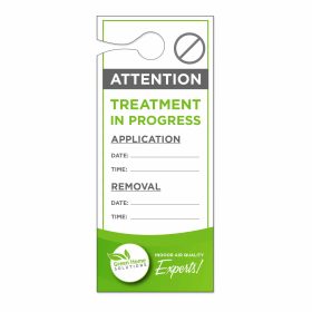 Door Hanger - Treatment In Progress (Lots of 250)