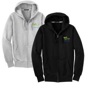 Adult Super Heavyweight Full-Zip Hooded Sweatshirt.  F282