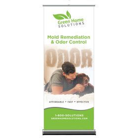 ODOR - Standard Retractable Banner. 33 X 78