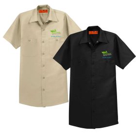 Red Kap&reg; Short Sleeve Industrial Work Shirt.  SP24
