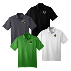 Men's Performance Fine Jacquard Polo. K528