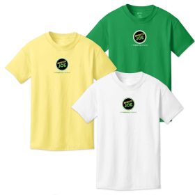 Youth Short Sleeve Cotton Tee. PC54Y - DF/CENTERED