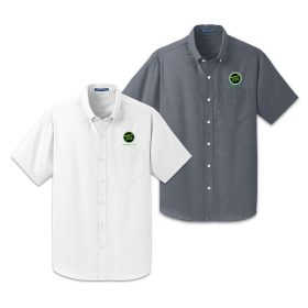 Men's Short Sleeve Oxford Shirt. S659