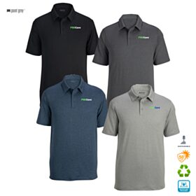 Point Grey Men's Recycled Heather Polo. 1592 - DF/LC