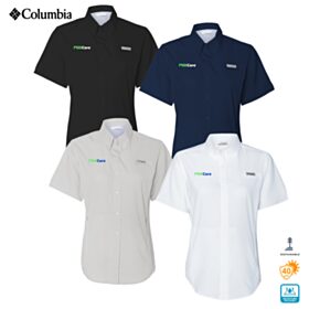 Columbia Ladies' PFG Tamiami Short Sleeve Shirt. 212466 - EMB/RC