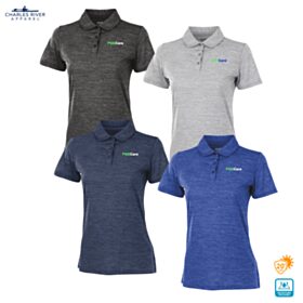 CR Ladies' Space Dye Performance Polo. 2814 - DF/LC