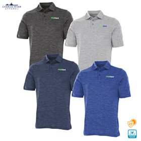CR Men's Space Dye Performance Polo. 3814 - DF/LC