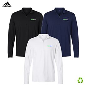 Adidas Men's Textured Stripe 1/4-Zip. A708 - DF/LC