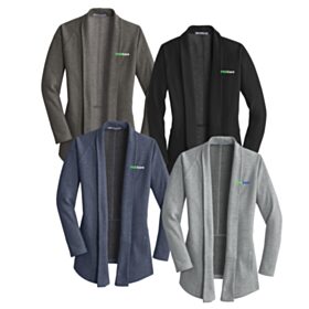 Ladies' Interlock Cardigan. L807