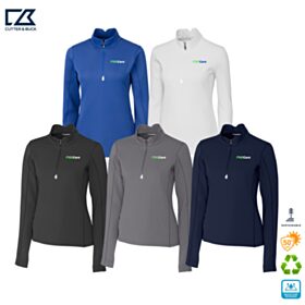 C&B Ladies' Traverse Recycled Stretch 1/4-Zip Pullover. LCK00033 - DF/LC