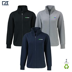 C&B Ladies' Roam Buttery-Soft Knit Recycled Full-Zip Jacket. LCK00162