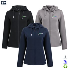 C&B Ladies' Roam Recycled Buttery-Soft Knit Hooded Full-Zip. LCK00194
