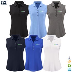 C&B Ladies' Forge Recycled Four-Way Stretch Sleeveless Polo. LCK00197 - DF/LC