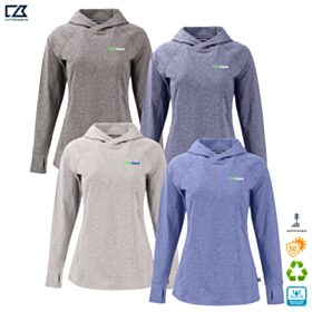 C&B Ladies' Adapt Recycled Knit Stretch Hooded Pullover. LCK00203 - DF/LC