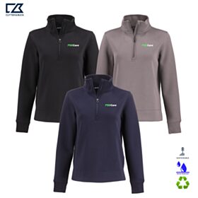 C&B Ladies' Roam Recycled Buttery-Soft Knit 1/4-Zip Pullover. LCK00209