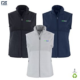 C&B Ladies' Hunts Point Recycled Fleece Hybrid Vest. LCK00228