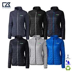C&B Ladies' Rainier Eco Insulated Full-Zip Puffer Jacket. LCO00007
