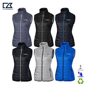C&B Ladies' Rainier Eco Insulated Full-Zip Puffer Vest. LCO00008