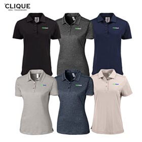 Clique Ladies' Charge Active Jersey Polo. LQK00079 - DF/LC