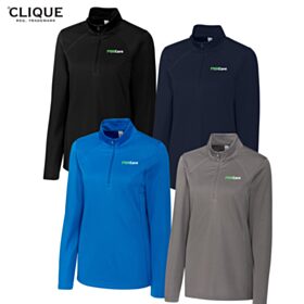 Clique Ladies' Ice Tech 1/2-Zip Pullover. LQK00084 - DF/LC