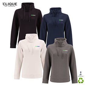 Clique Ladies' Haven Recycled Scoop Neck Hoodie. LQK00090