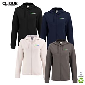 Clique Ladies' Haven Recycled Full-Zip Hoodie. LQK00091