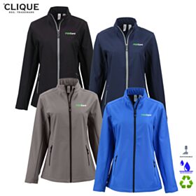 Clique Ladies' Tempo Stretch Full-Zip Softshell Jacket. LQO00068
