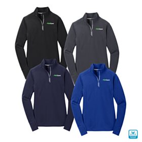 Ladies' Sport-Wick Textured 1/4-Zip Pullover. LST860