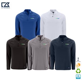 C&B Men's Prospect Recycled Featherlight 1/4-Zip. MCK01364 - DF/LC
