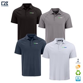 C&B Men's Prospect Recycled Featherlight Stretch Sport Polo. MCK01367 - DF/LC