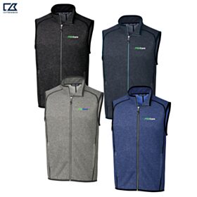 C&B Men's Mainsail Sweater-Knit Full-Zip Vest. MCO00047