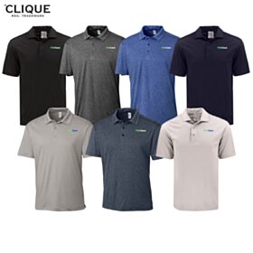 Clique Charge Active Men's Short Sleeve Polo. MQK00096 - DF/LC