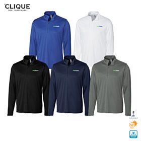 Clique Mens Spin Eco Performance 1/2-Zip. MQK00099 - DF/LC