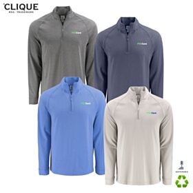 Clique Men's Dash Recycled 1/4-Zip. MQK00120 - DF/LC