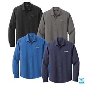 Men's Long Sleeve Performance Staff Shirt. W401