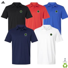 Adidas Men's Textured Stripe Polo. A704 - DF/LC