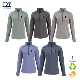 C&B Ladies' Peshastin Fleece Recycled 1/2-Zip Pullover. LCK00182 -DF/LC