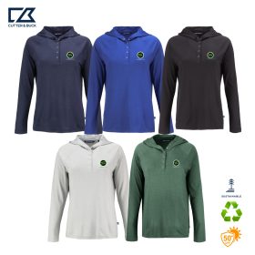 C&B Ladies' Coastline Recycled Hooded Pullover. LCK00184 - DF/LC