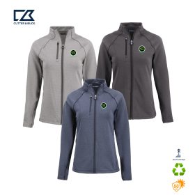 C&B Ladies' Peshatin Fleece Recycled Full-Zip Jacket. LCK00200