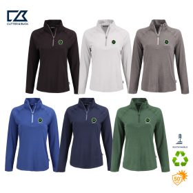 C&B Ladies' Coastline Eco Comfort Recycled 1/4-Zip. LCK00210 -DF/LC