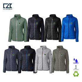 C&B Ladies' Rainier Eco Insulated Full-Zip Puffer Jacket. LCO00007