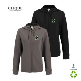 Clique Ladies' Haven Recycled Full-Zip Hoodie. LQK00091