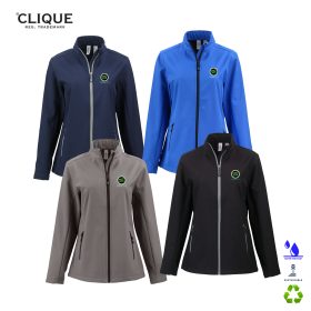Clique Ladies' Tempo Stretch Full-Zip Softshell Jacket. LQO00068