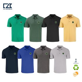 C&B Men's Forge Stretch Recycled Polo. MCK01236 -DF/LC