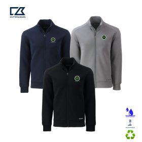 C&B Mens Roam Recycled Knit Full-Zip Jacket. MCK01281