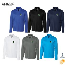 Clique Mens Spin Eco Performance 1/2-Zip . MQK00099 -DF/LC